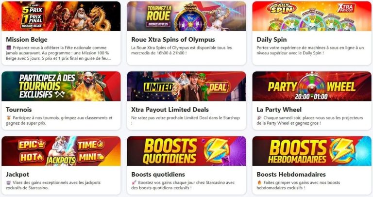 système bonus Star Casino